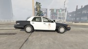 1998 Ford Crown Victoria P71 - LAPD 1.1 for GTA 5 miniature 8