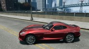 Dodge Viper GTS 2013 для GTA 4 миниатюра 2