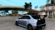 Mitsubishi Lancer Evolution Drift для GTA San Andreas миниатюра 3