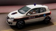 Golf V - BIH Police Car V2 (Single Siren) для GTA San Andreas миниатюра 10