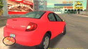 Dodge Neon 2002 для GTA 3 миниатюра 3