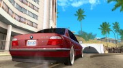 BMW 750 для GTA San Andreas миниатюра 4