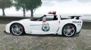 Chevrolet Corvette Z06 Police for GTA 4 miniature 2