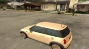Mini Cooper S para GTA San Andreas miniatura 3