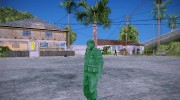 Green Solider from Army Men Serges Heroes 2 (DC) для GTA San Andreas миниатюра 3