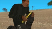 Butterfly Knife (Gold) для GTA San Andreas миниатюра 1