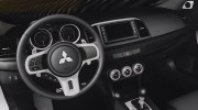 Mitsubishi Lancer EvoStreet PRO para GTA San Andreas miniatura 10
