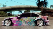 BMW M3 E46 GTR Golden Time Itasha для GTA San Andreas миниатюра 4