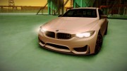 BMW M4 2014 для GTA San Andreas миниатюра 4