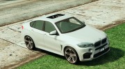 BMW X6M F16 para GTA 5 miniatura 5