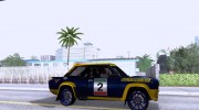 Fiat 131 Abarth для GTA San Andreas миниатюра 4