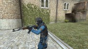 Blue Police CT para Counter-Strike Source miniatura 4