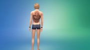 Мужской тату сет для Sims 4 миниатюра 5