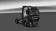 Скин для DAF XF Euro 6 Lion para Euro Truck Simulator 2 miniatura 2