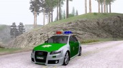 Audi RS 4 Polizei для GTA San Andreas миниатюра 1