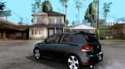 VW Golf 6 GTI для GTA San Andreas миниатюра 3