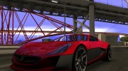 Rimac Concept One для GTA San Andreas миниатюра 9
