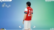 Форма футбольного клуба Arsenal para Sims 4 miniatura 4
