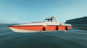 Predator Boat Swiss - GE Police для GTA 5 миниатюра 1