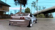 Nissan Skyline R33 GT-R Fatlace для GTA San Andreas миниатюра 4