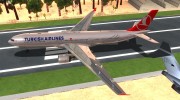 Airbus A330-300 Turkish Airlines for GTA San Andreas miniature 2