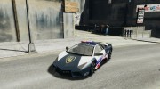 Lamborghini Reventon Police Stinger Version для GTA 4 миниатюра 1