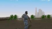 COD BO Russian Soldier Winter Balaclava для GTA San Andreas миниатюра 4