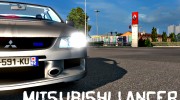 Mitsubishi Lancer Evolution 1.1 для Euro Truck Simulator 2 миниатюра 2