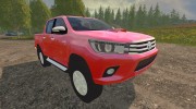 Toyota Hilux 2016 для Farming Simulator 2015 миниатюра 5