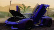 Lamborghini Aventador LP700 2012 para GTA San Andreas miniatura 6