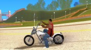 Harley-Davidson Sholvehead Chopper v2 for GTA San Andreas miniature 2