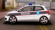 Volkswagen Polo GTI BIH Police Car для GTA San Andreas миниатюра 4