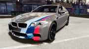 BMW M5 F10 2012 M Stripes for GTA 4 miniature 1