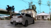Mitsubishi Lancer Evolution X MR1 v2.0 для GTA San Andreas миниатюра 4