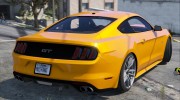 Ford Mustang GT 2015 v1.1 для GTA 5 миниатюра 4