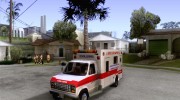 Ford Econoline Ambulance для GTA San Andreas миниатюра 1