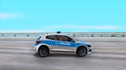 Volkswagen Scirocco German Police для GTA San Andreas миниатюра 5