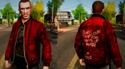 Red Leather Jacket для GTA 4 миниатюра 1