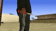 Butterfly Knife (Red) для GTA San Andreas миниатюра 2