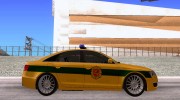 Audi A6 Policija para GTA San Andreas miniatura 5
