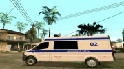 ГАЗель NEXT Полиция для GTA San Andreas миниатюра 3