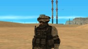 Modern army skin of United States para GTA San Andreas miniatura 9