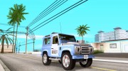 Land Rover Defender Sheriff для GTA San Andreas миниатюра 4