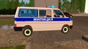 Volkswagen Transporter T4 USSR Police для GTA San Andreas миниатюра 4
