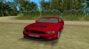 Ford Shelby GT 500 2010 for GTA Vice City miniature 5