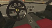 Ferrari F40 Black Revel for GTA San Andreas miniature 6
