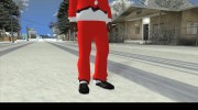 Красные штаны Санта Клауса для GTA San Andreas миниатюра 1