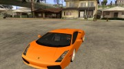 Lamborghini Gallardo White & Pink для GTA San Andreas миниатюра 1