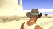 Ковбойская шляпа из GTA Online v3 для GTA San Andreas миниатюра 11