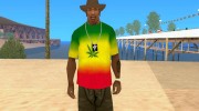 Shirt of Jamaica для GTA San Andreas миниатюра 1